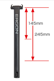 ERGON CF3 Pro Carbon シートポスト　27.2md