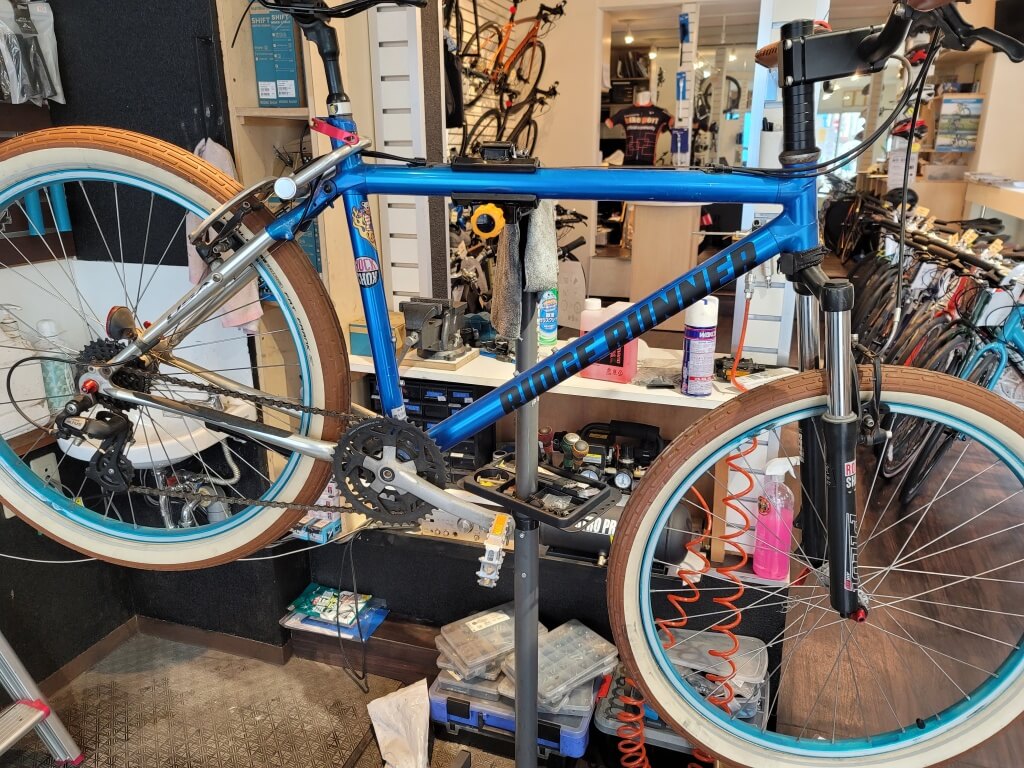 MIYATA RIDGE RUNNER コンポーネント交換！ ミヤタ リッジランナー